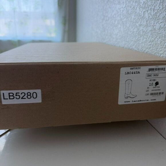 NEW Lane Santorini Womens Cowboy Boots 10.5 Leather Western Wedding 15" Tall - Picture 11 of 11